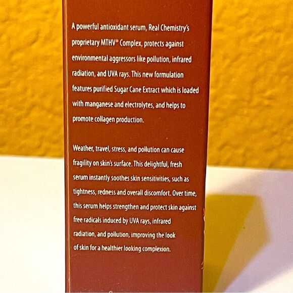 Real CHEMISTRY Environmental Rescue Daily Serum w/ MTHV Complex Full Size - Picture 8 of 16